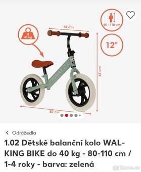 Odrážedlo - dětské balanční kolo - 3