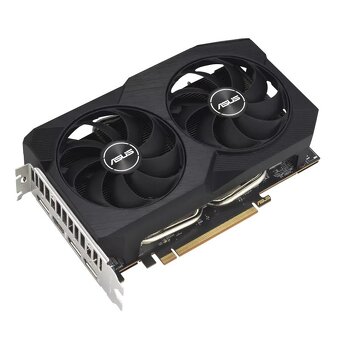ASUS VGA AMD Radeon RX 7600 DUAL V2 OC 8G, 8G GDDR6, 3xDP - 3