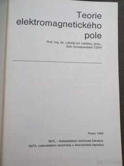 Teorie elektromagnetického pole - 3