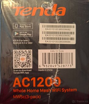 Tenda Nova MW5c (3ks) WiFi Mesh - nerozbalené NOVÉ - 3