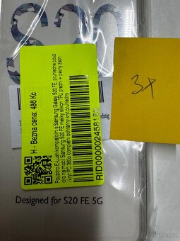 samsung galaxy S20FE pruhledne pouzdro obal - 3