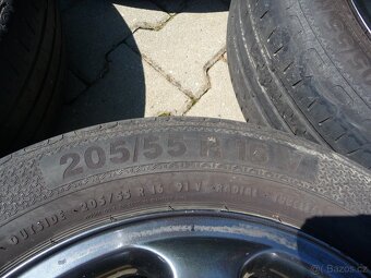 ALU KOLA 16 ŠKODA OCTÁVIA I L&K 5x100 ANTRACIT 205/55R16 - 3