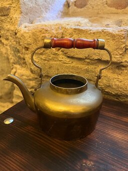 Stará mosazná konvička - 3