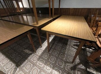 12ks Stoly a (120x zidle PRODANO)6ks barovky do restaurace - 3