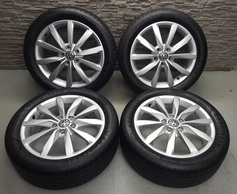 17" Originál VW Dijon 5x112 Golf 7 letní sada - 3