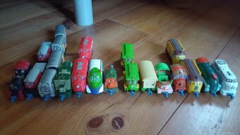 Dřevěné vláčky sada - 3