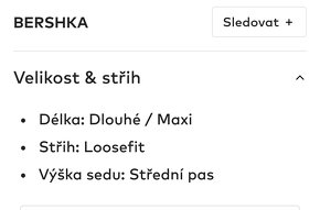 Dívčí rifle Bershka vel. 32 - 3