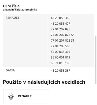 Zadní brzdové kotouče Renault - 3