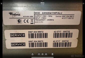 Mikrovlnná trouba Whirlpool AVM 204 AL - 3