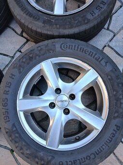 Alu disky Renault Megane + letní pneu 15" - 3