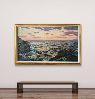 Obrovský obraz moře - Podvečer na Jadranu - Jiří Mandel ml. - 3