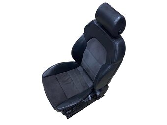 Sedačky černá kůže alcantara Audi A6 C6 4F sedan r.v. 2006 - 3