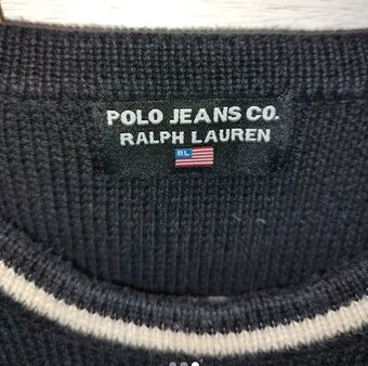 Pánský černý svetr Polo Jeans Ralph lauren - 3