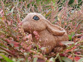 Zahradní dekorace -zajíček, zajíc malý, králíček - 3