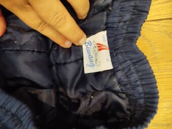 Zateplené dětské kalhoty vel 140 - 3