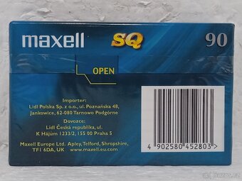 3x MAXELL SQ-90 Retro Audiokazeta - 3