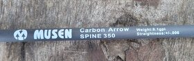 Karbonové šípy MUSEN spine 350 - 3