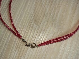 Nový náhrdelník červený - 3