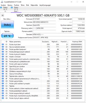 WD Scorpio Black 500GB 7,2K 16MB SATA II 2,5'' WD5000BEKT - 3