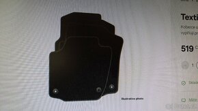 Zadní textilní koberce ŠKODA RAPID 2ks - 3