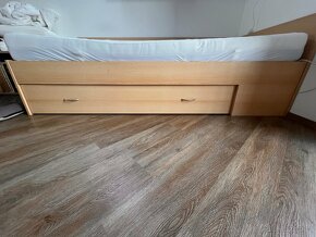 postel 90x200 s vysouvacím úložným prostorem - 3