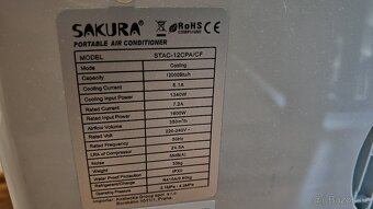 mobilní klimatizace Sakura STAC 12 CPA/CF - 3