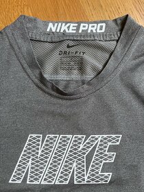 Dětské termo triko NIKE Np Top LS Comp šedé vel.S - 3