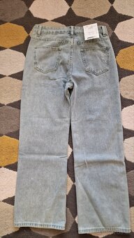 Y2K Blue Star Baggy jeans - dívčí kalhoty - 3