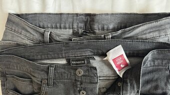 2x Pánské strečové džíny Rainbow slim fit vel. 34 - 3