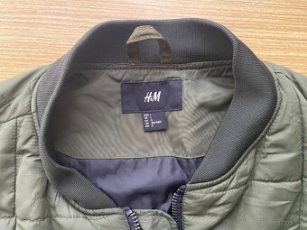 Bunda bomber H&M zelená, vel. L - 3