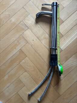 Keramické umyvadlo a dlouhá stojánková baterie SAPHO - 3