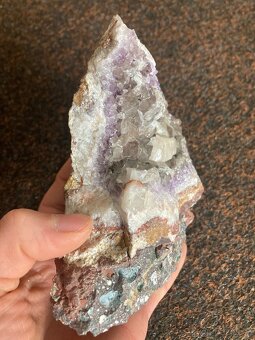 Ametyst, záhněda, kalcit - Doubravice - 3