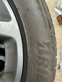 4x Mercedes-Benz disky 5x112 17" + pneu letní 225/50 R17 - 3