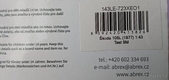 ABREX 1:43 ŠKODA 105L TEST SVĚTA MOTORŮ LIMITKA 300 KS - 3