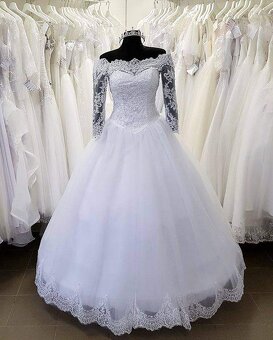 NOVÉ LUXUSNÍ svatební šaty VESTIGO - 3