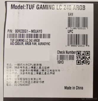 Asus TUF Gaming LC 240 ARGB - nové - 3