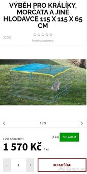 Klec pro králíky/ výběh - 3