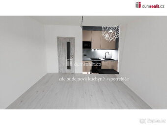 Nový světlá byt 1+kk, 30,15 m2, 3np, / 2 p. OV, novostavba, - 3