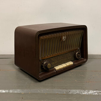 Bakelitové rádio Philips Philetta, typ BD 254 U - 3