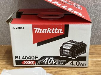 2 kusy nových AKu baterií Makita BL4040F XGT 40V 4,0 Ah - 3