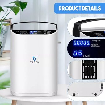 Prenosný kyslíkový koncentrator s 2 baterkami- NOVÝ + ZÁRUKA - 3