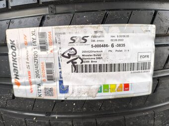 Nové letní pneu Hankook 295/45 R20 - 3