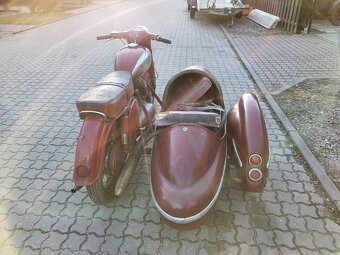 Jawa 350 se sajdou,sidecar 560 - 3