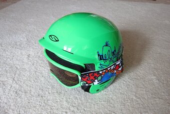 Dětská lyžařská helma SMITH, vel. S, 48-53 cm + brýle - 3