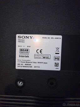Televize sony 43” - 3