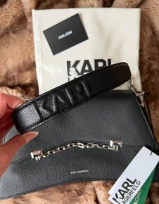 Kožená kabelka Karl Lagerfeld - 3