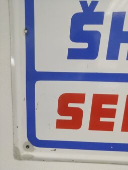 Škoda Service - ORIGINÁLNÍ smalt cedule značkového servisu - 3