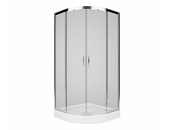 Kolo REKORD čtvrtkruhový sprchový kout 80cm, posuvné dveře, - 3