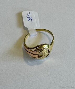 Zlatý prsten 14k 585/1000 - 3