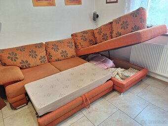 Gauč rozkládáací s úložným prostorem 1500,- - 3